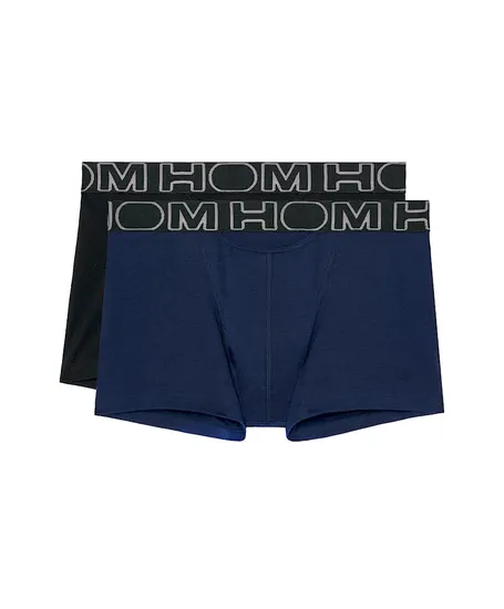 HOM Short HO1 Boxerlines 2-Pack Zwart