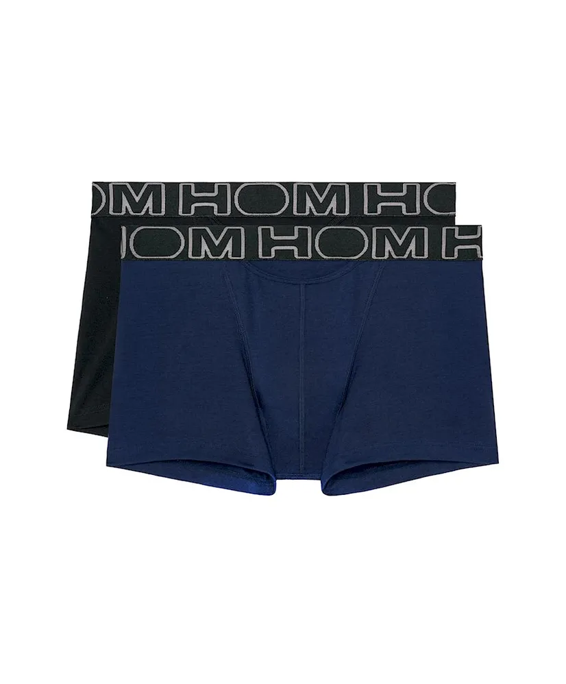 HOM Short HO1 Boxerlines 2-Pack Zwart