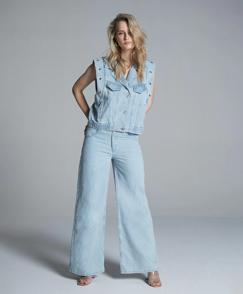HOMAGE Jeans Slits Straight Fit