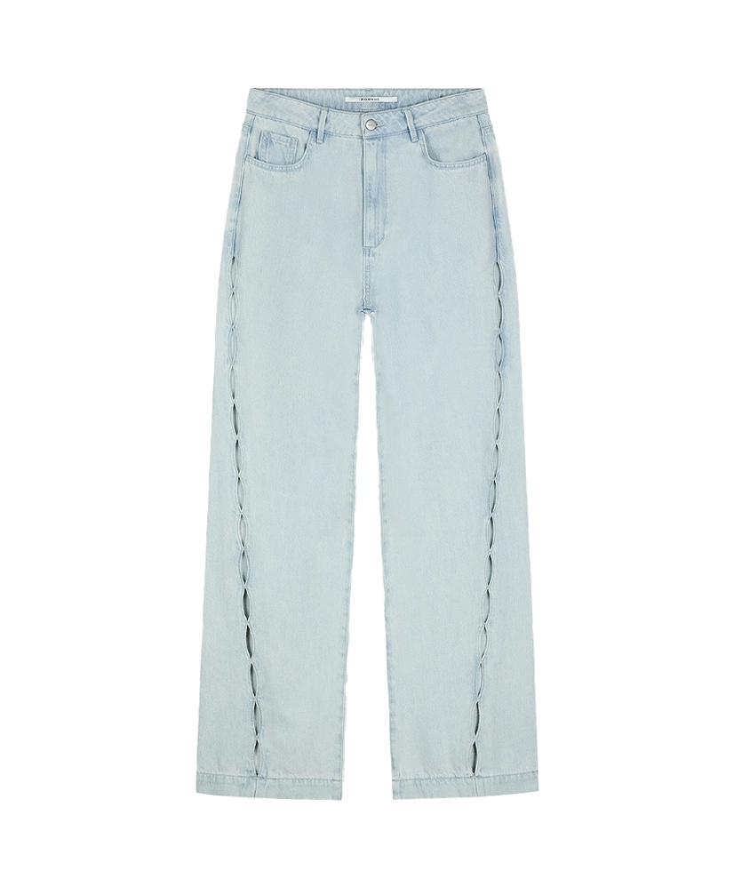 HOMAGE Jeans Straight Fit Twisted Side