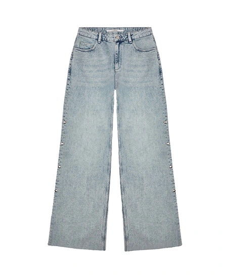 HOMAGE Jeans Wide Leg Big Studs