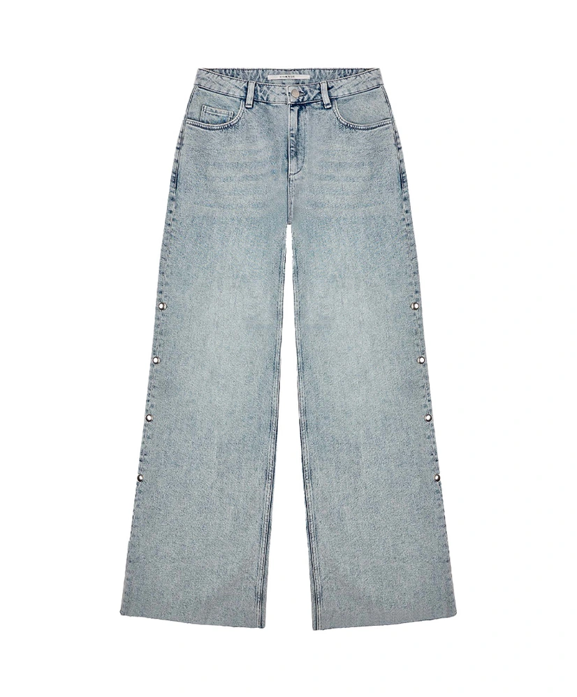 HOMAGE Jeans Wide Leg Big Studs