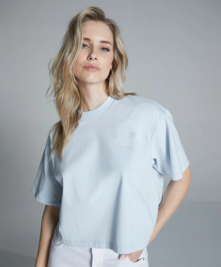 HOMAGE T-shirt Oversized Fit Chest Print