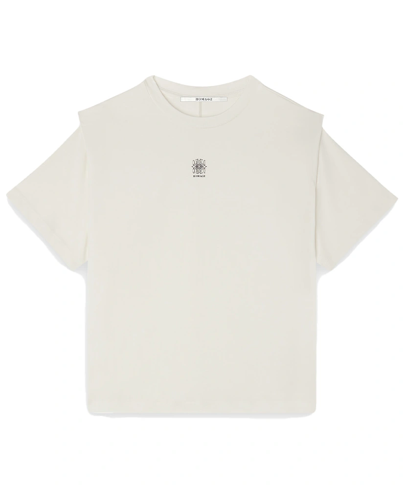 HOMAGE T-shirt Shoulder Detail
