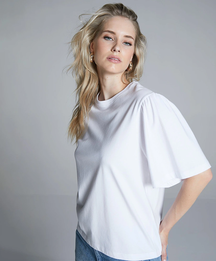 HOMAGE T-shirt Wide Sleeve