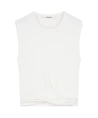 HOMAGE Top Cropped Rib Knot