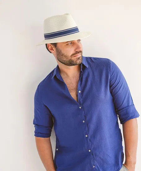 House of Ord - Cape Town Hoed Stripe Fedora