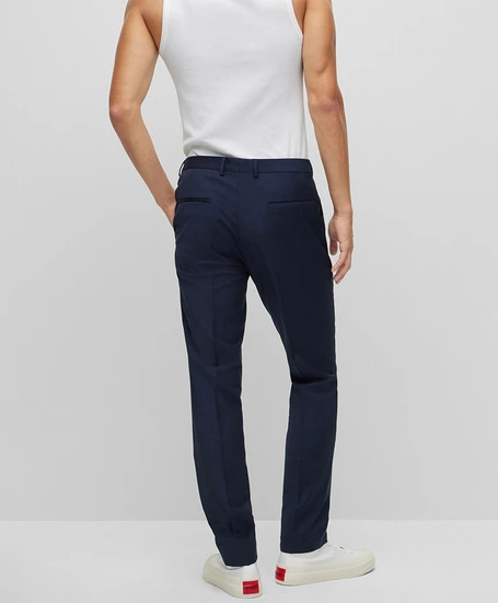 Hugo Boss Broek Effen