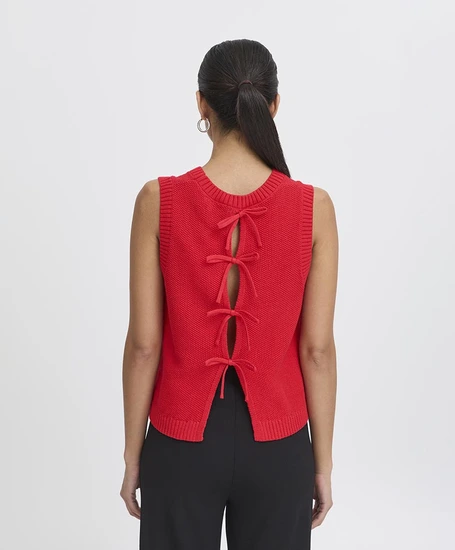 ICHI Gebreide Top Dotties