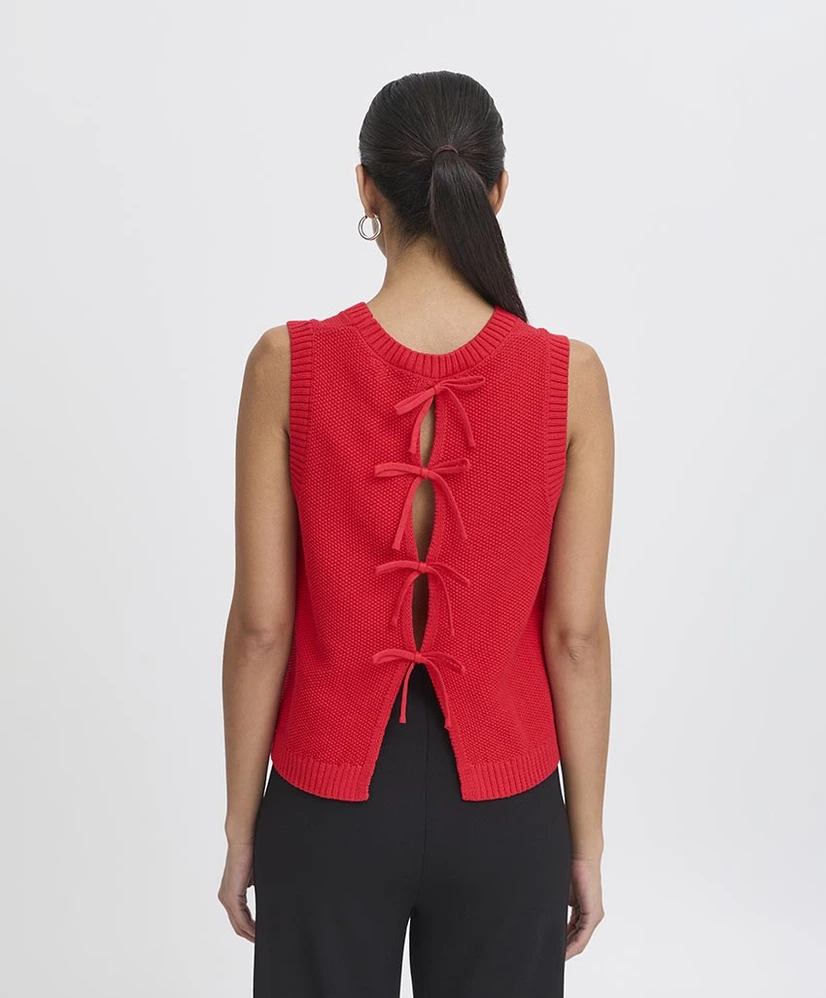 ICHI Gebreide Top Dotties