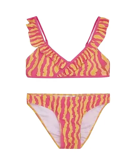 Indian Blue Jeans Bikini Ruffle Stripe