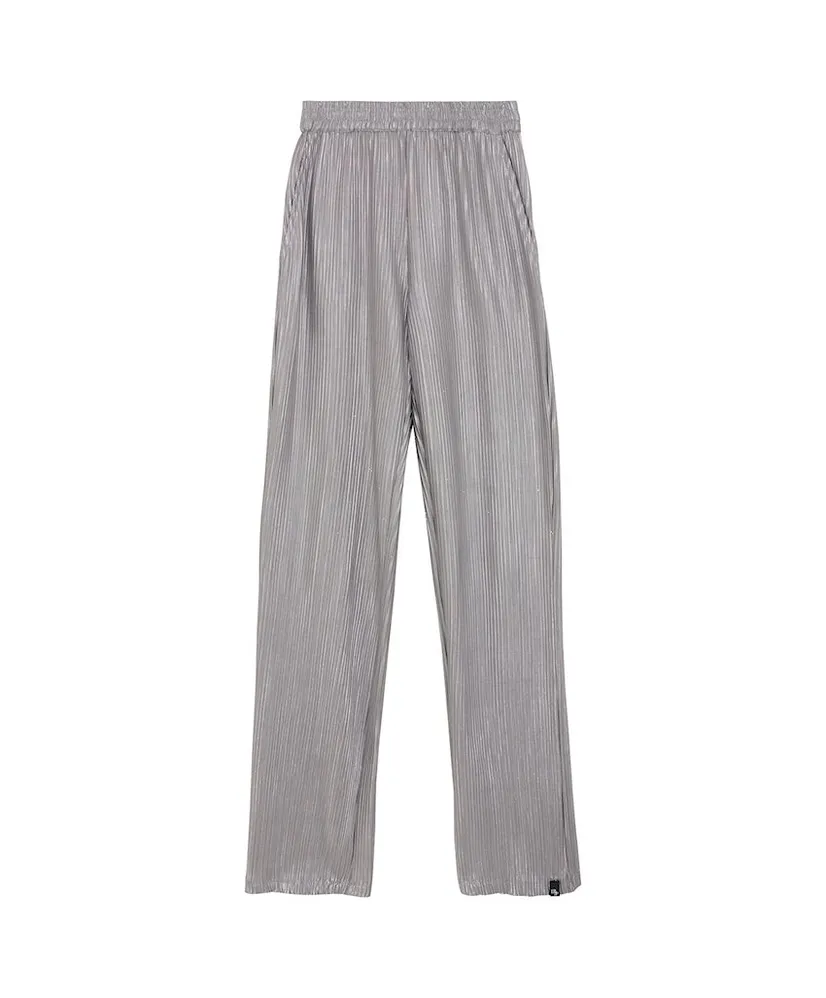 Indian Blue Jeans Broek Metallic Wide Leg