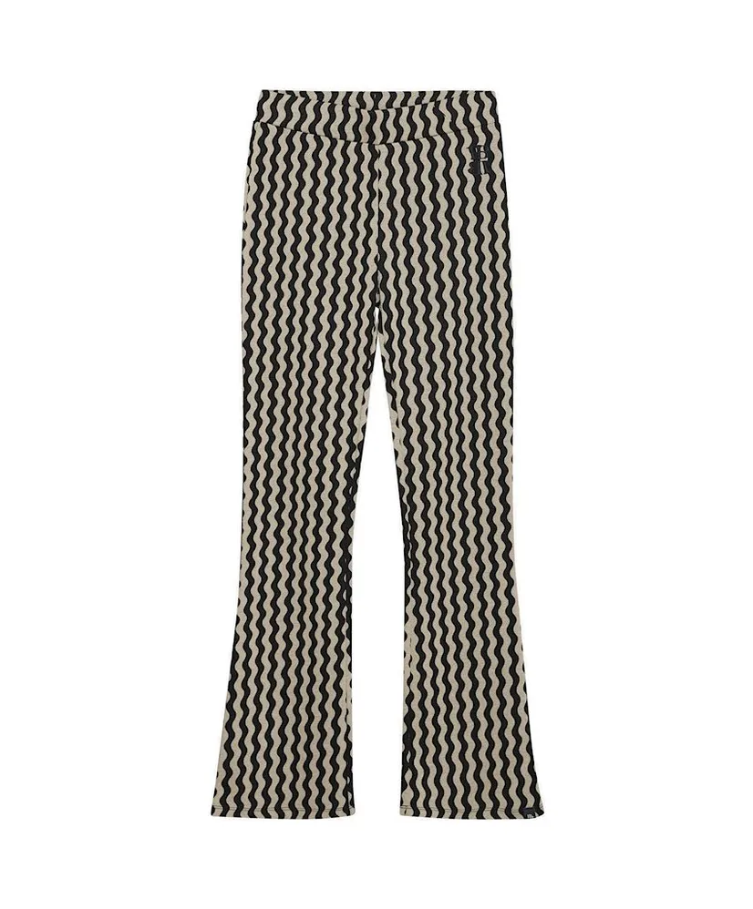 Indian Blue Jeans Flared Broek Zigzag
