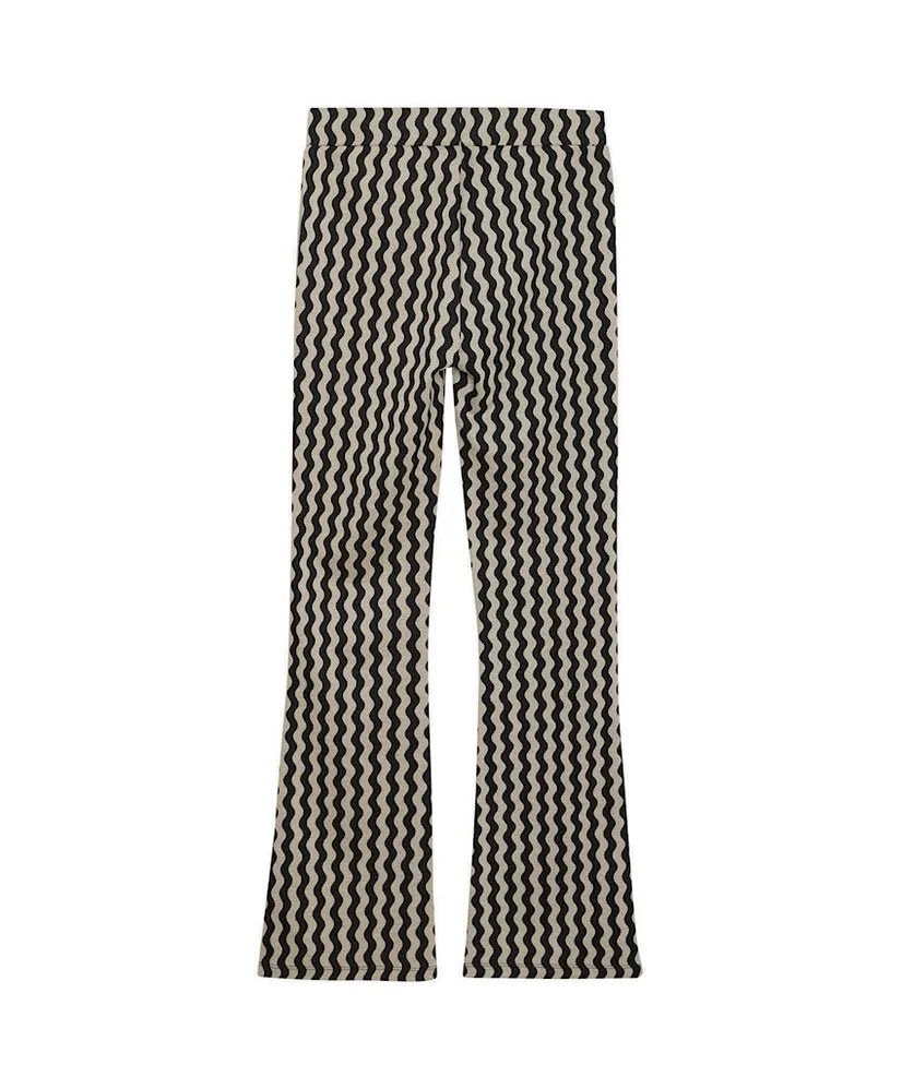Indian Blue Jeans Flared Broek Zigzag