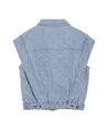 Indian Blue Jeans Gilet Fancy Denim