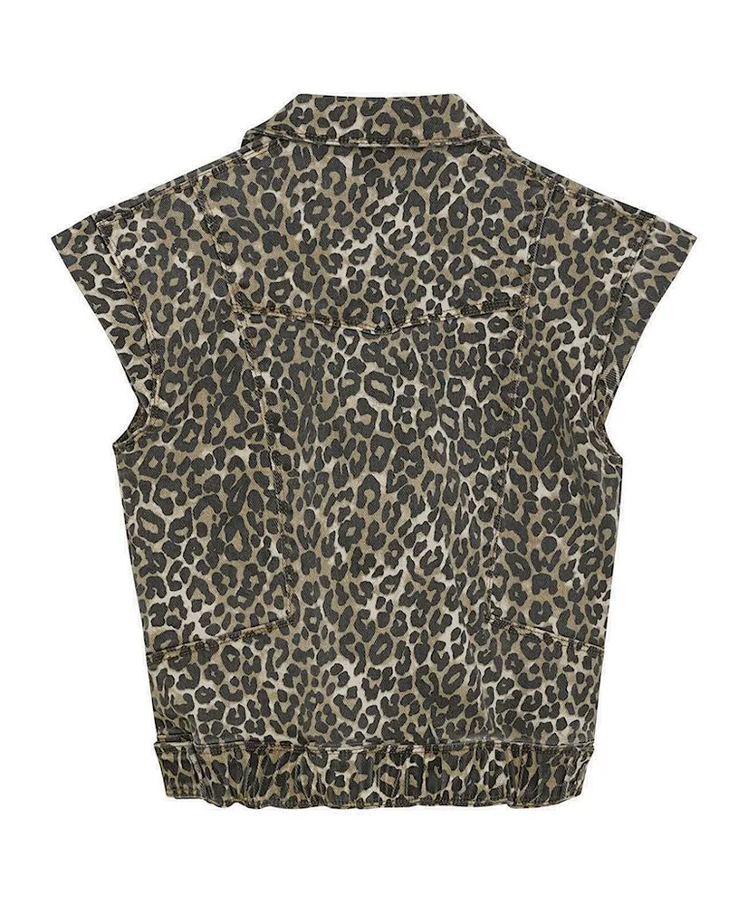 Indian Blue Jeans Gilet Leopard