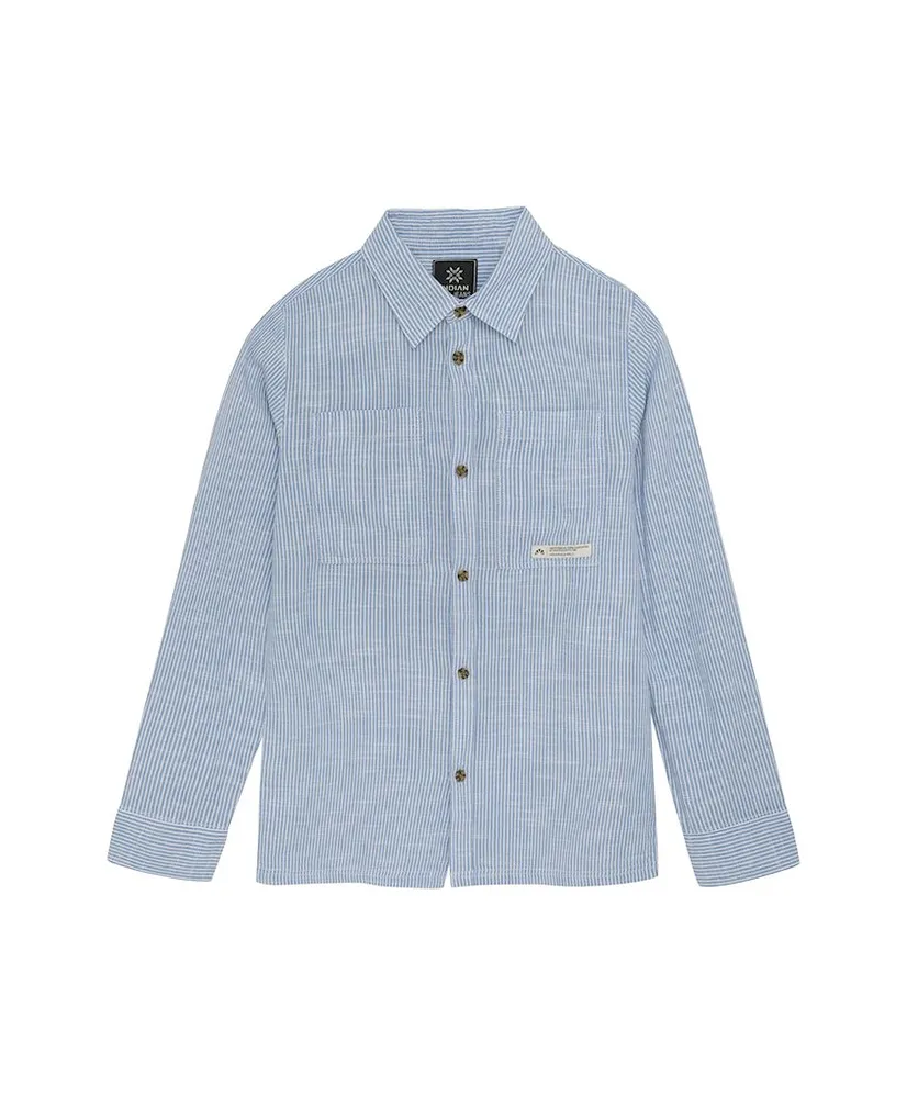 Indian Blue Jeans Overhemd Gestreept
