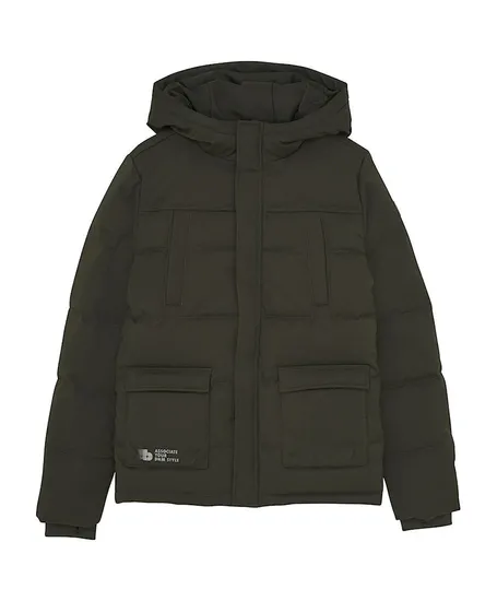 Indian Blue Jeans Puffer Jas Effen