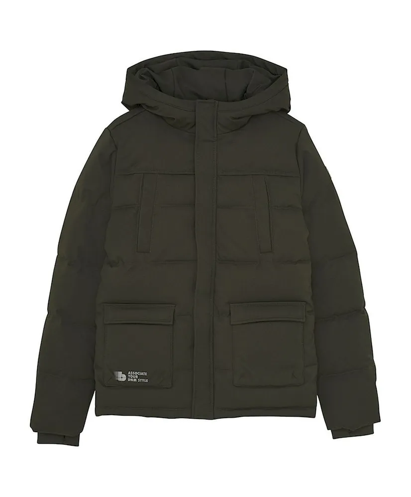 Indian Blue Jeans Puffer Jas Effen