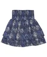 Indian Blue Jeans Rok Ruffle Leafprint