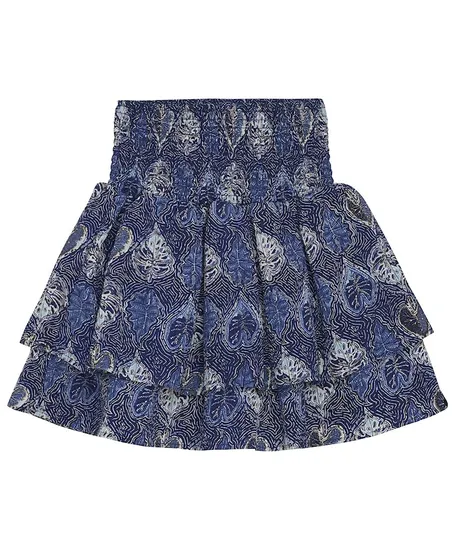 Indian Blue Jeans Rok Ruffle Leafprint