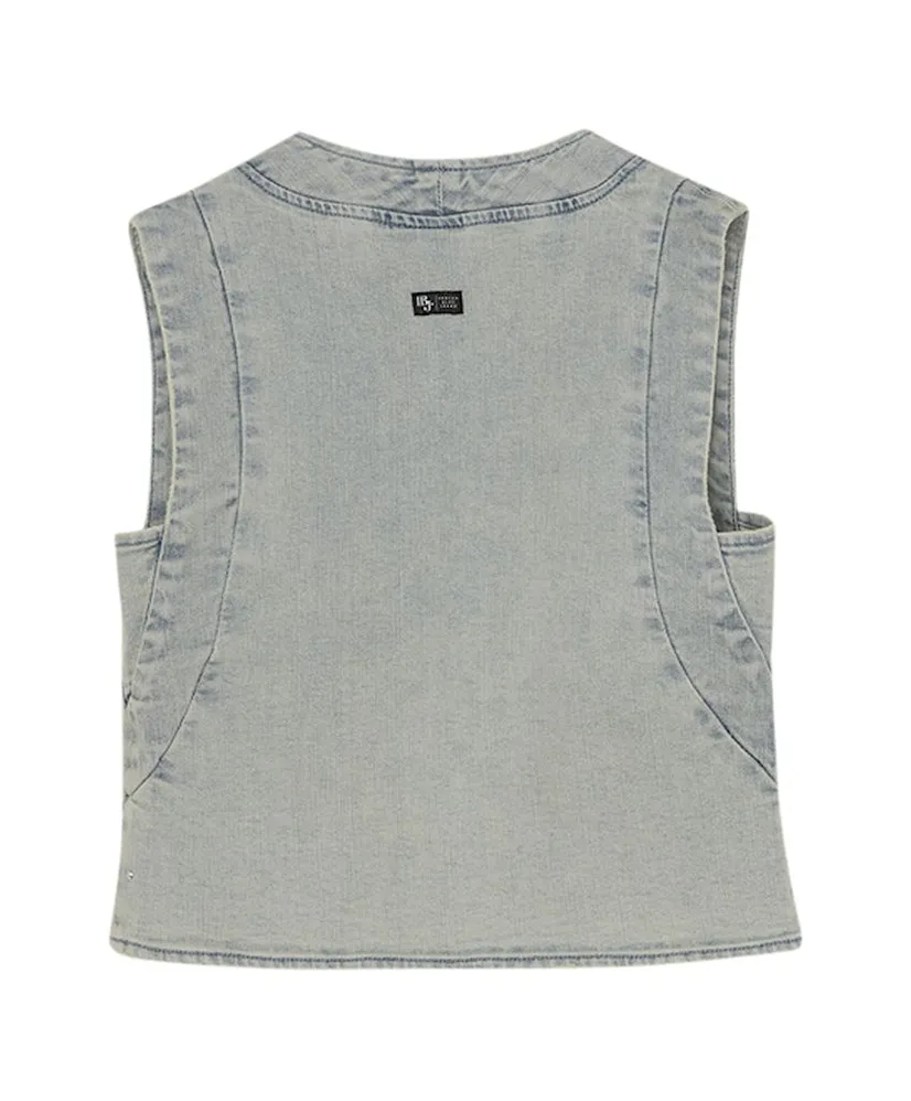 Indian Blue Jeans Spijker Gilet Fancy