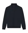 Indian Blue Jeans Sweater Half Zip Badge