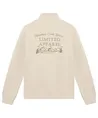 Indian Blue Jeans Sweater Half Zip Collar Print