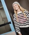 Indian Blue Jeans Sweater Stripe