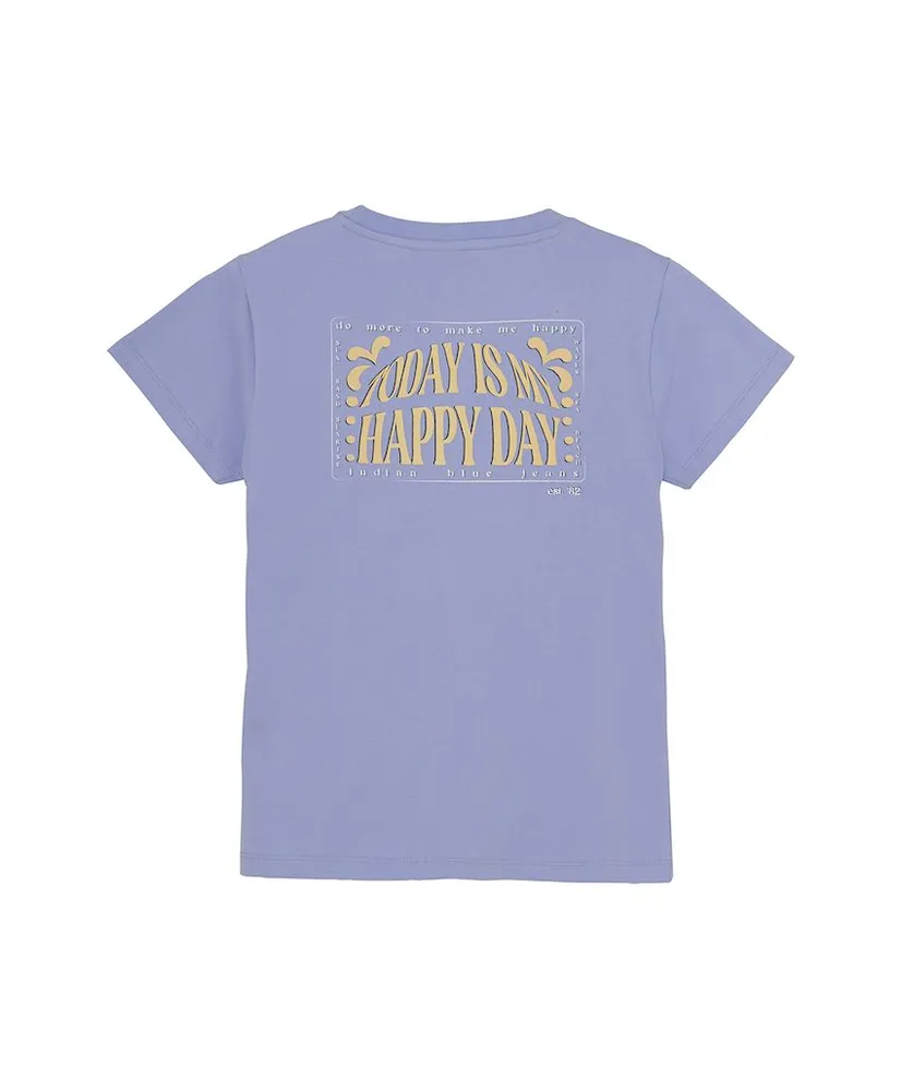Indian Blue Jeans T-shirt Backprint Happy Day