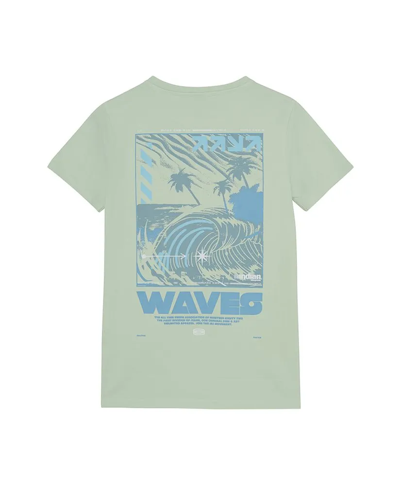 Indian Blue Jeans T-shirt Backprint Wave