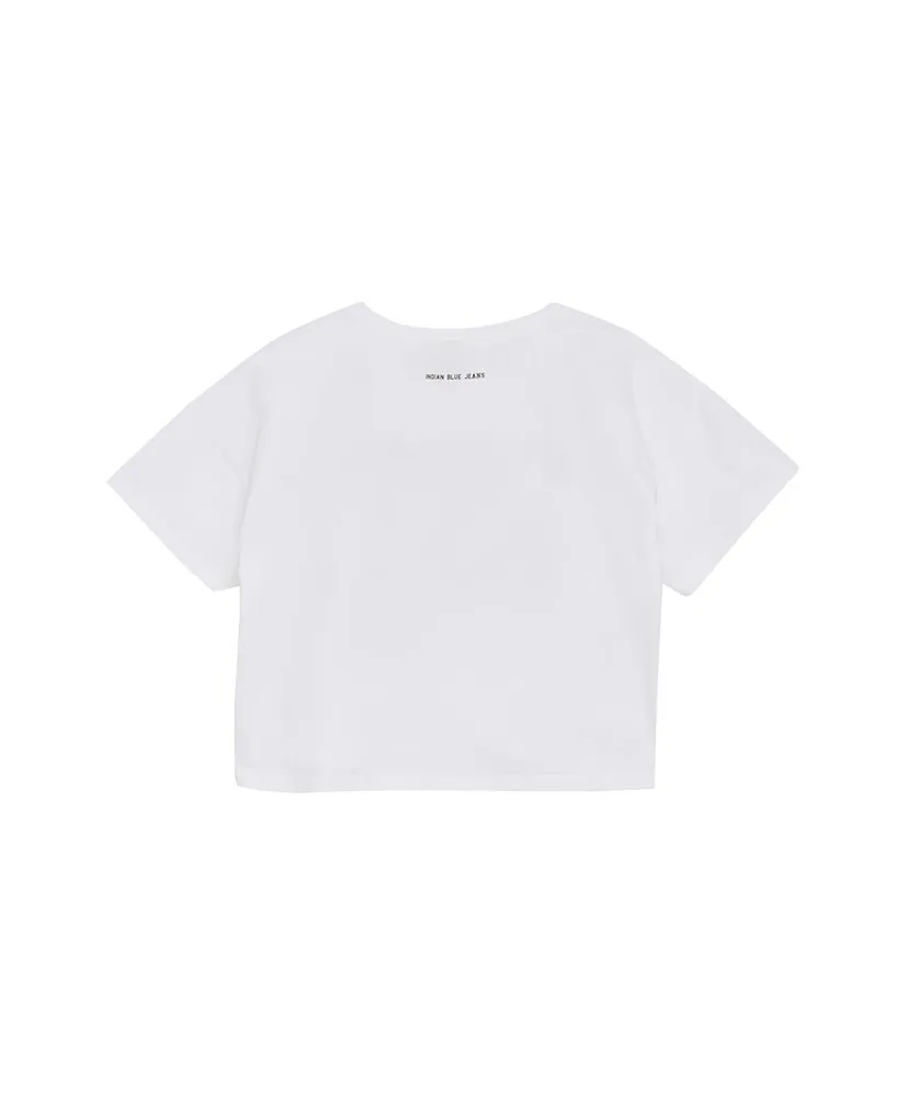 Indian Blue Jeans T-shirt Cropped Wide