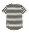 Indian Blue Jeans T-shirt Stripe Badge