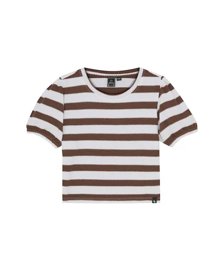Indian Blue Jeans T-shirt Striped Puffed