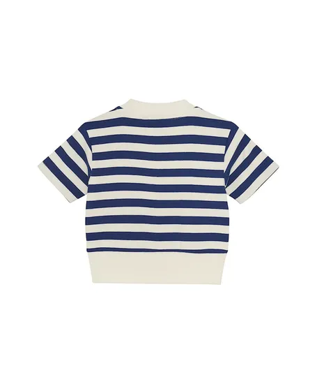 Indian Blue Jeans Trui Cropped Rib Striped