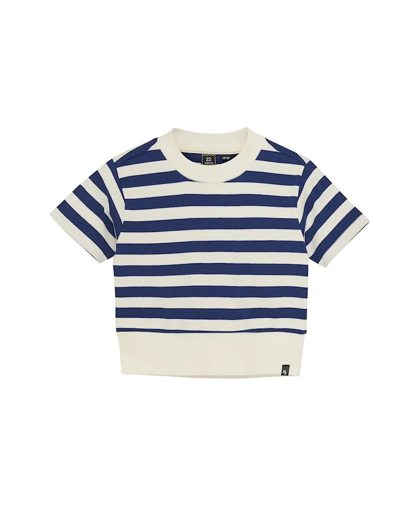 Indian Blue Jeans Trui Cropped Rib Striped