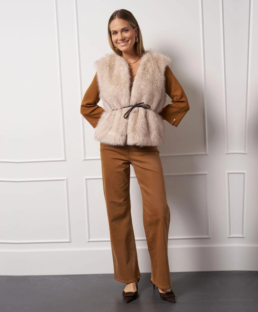 Ivana fur waistcoat