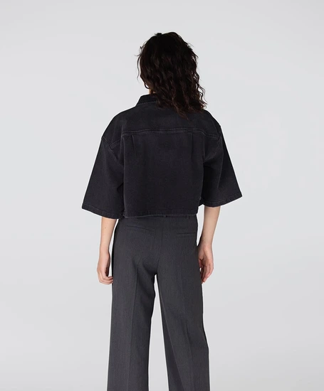 JANSEN Amsterdam Spijkerblouse Esmee