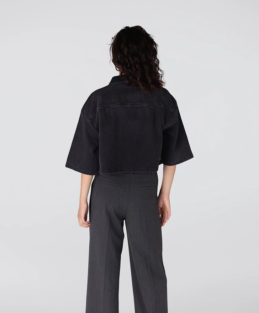 JANSEN Amsterdam Spijkerblouse Esmee