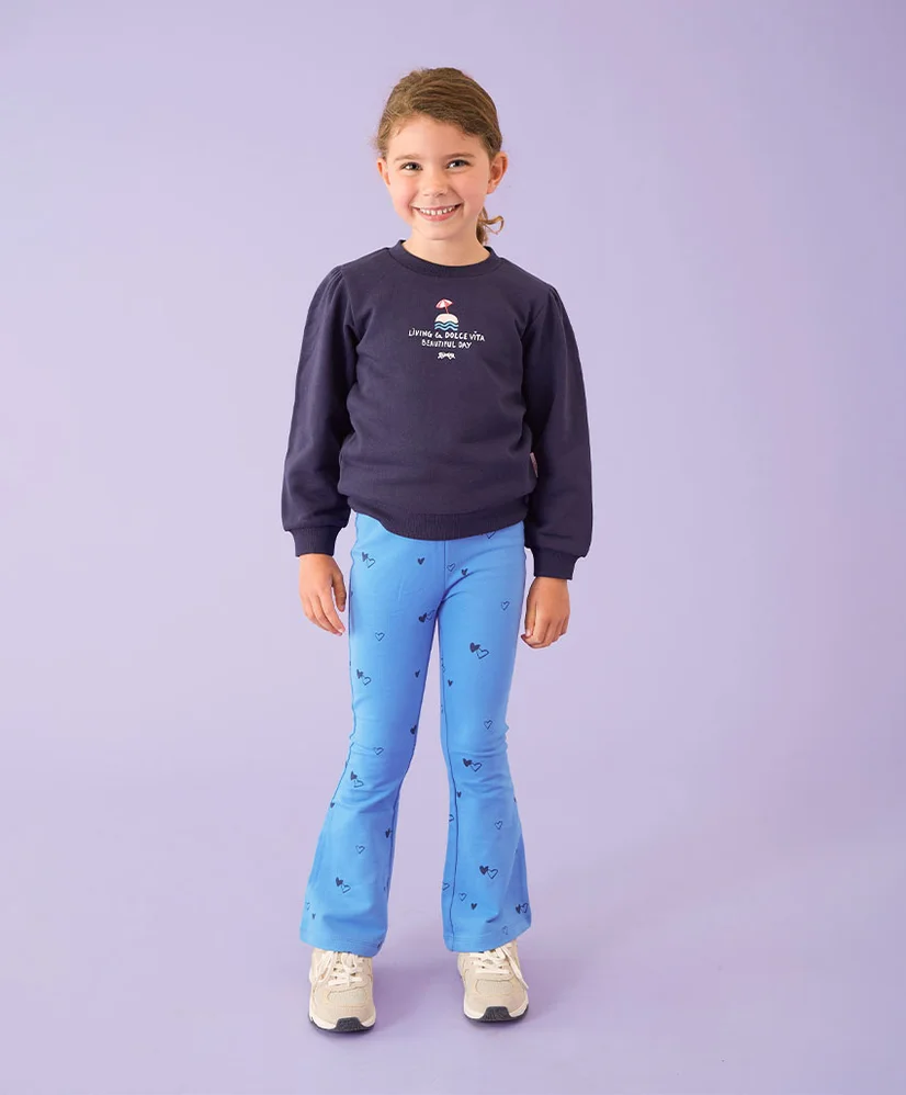 JUBEL Flared Broek Allover Print Ciao Bella