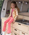 JUBEL Flared Broek Allover Print Samba Shake