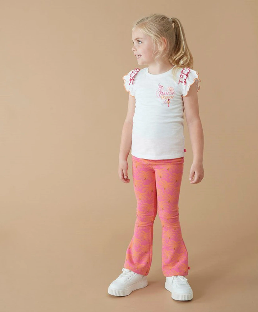 JUBEL Flared Broek Allover Print Samba Shake
