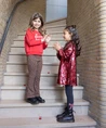 JUBEL Flared Broek Queen Of Hearts
