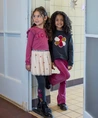 JUBEL Flared Broek Velours Rib Shine Bright