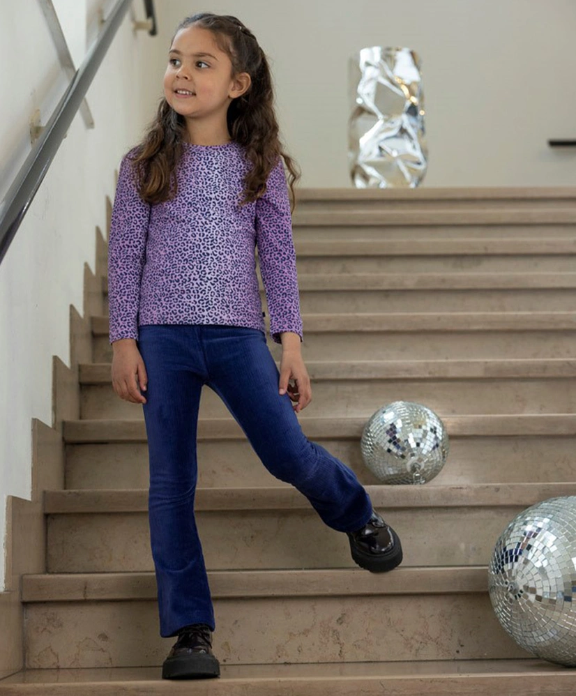 JUBEL Flared Broek Velours Rib Wild Soul