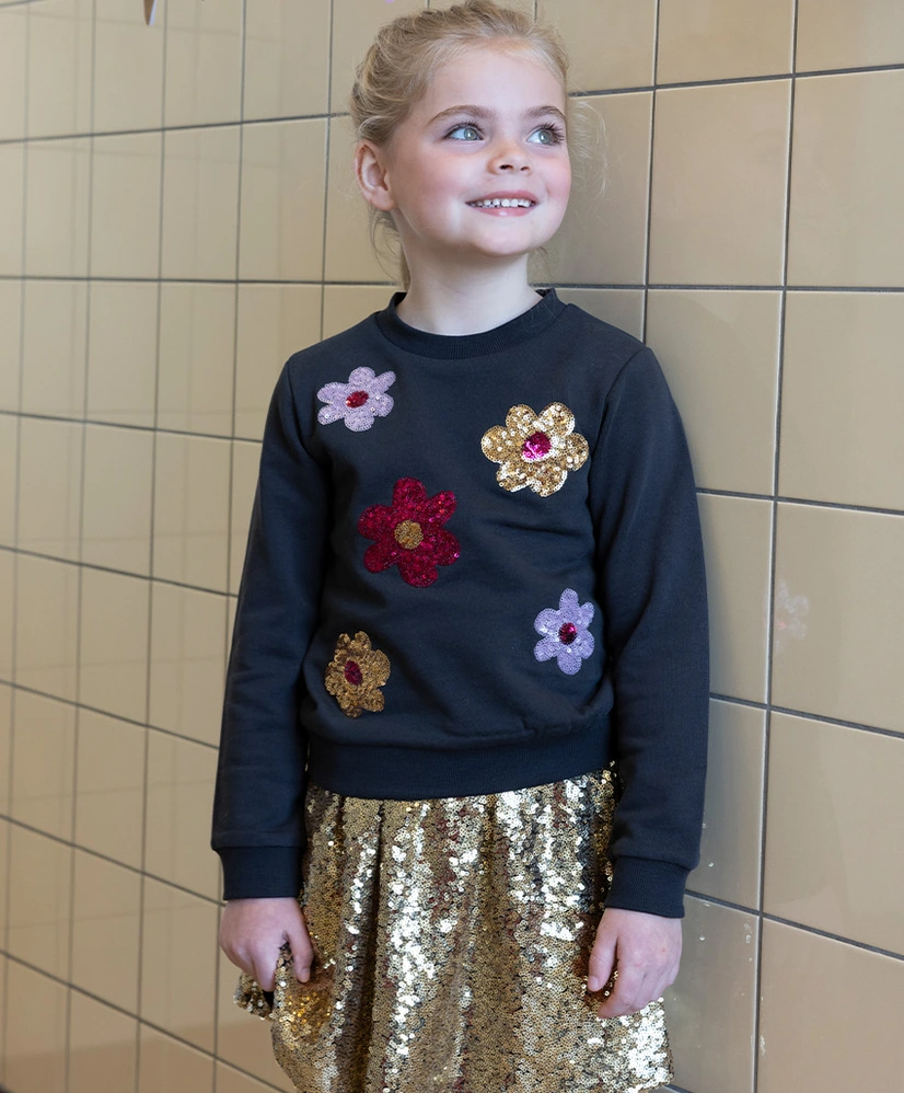 JUBEL Sweater Pailletten Shine Bright