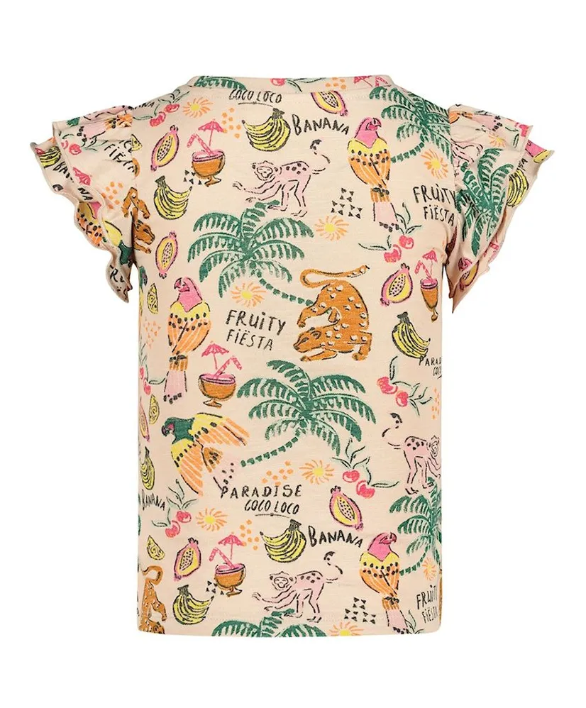 JUBEL T-shirt Allover Print Samba Shake