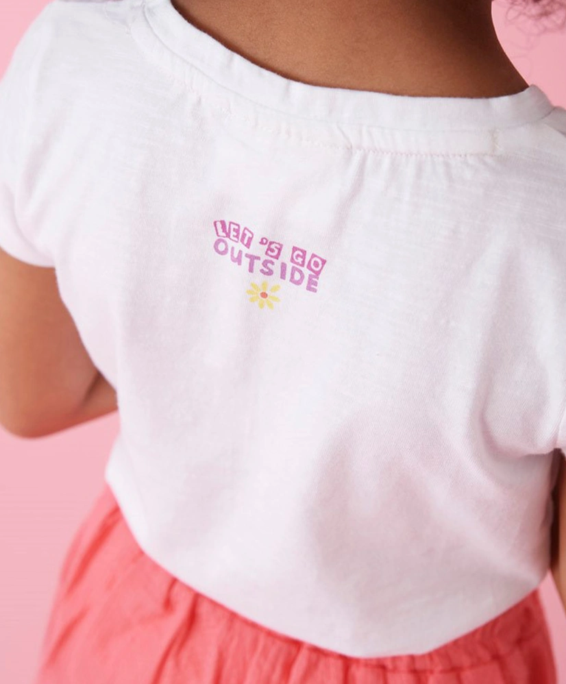 JUBEL T-shirt Flower Heart Picknick Perfect