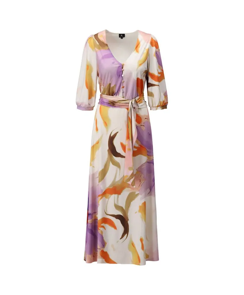 K-Design Maxi Jurk Allover Print