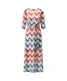 K-Design Maxi Jurk Zig-Zag